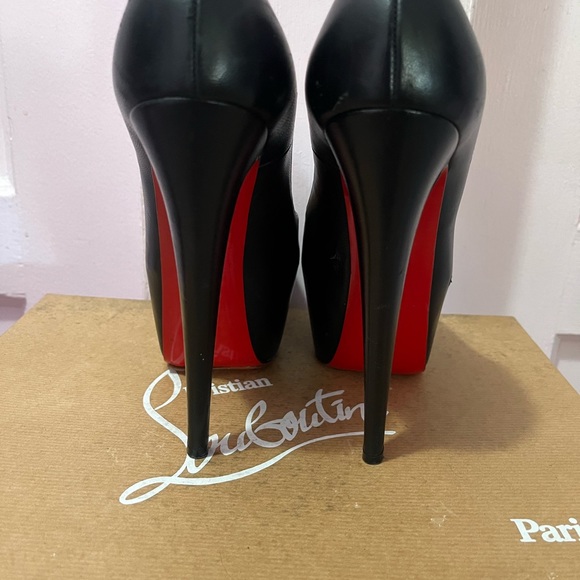 christian louboutin daffodile platform high heels - size 37.5 - Picture 7 of 7